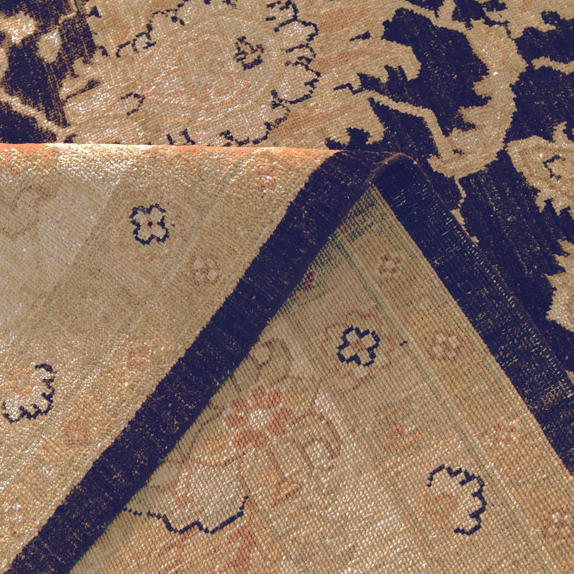 9' 1 x 12' Hand Knotted Ziegler Rug