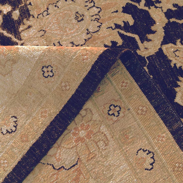 Detail image of 9' 1 x 12' Hand Knotted Ziegler Rug