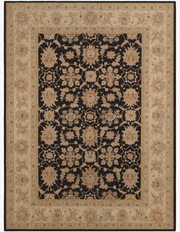 9' 1 x 12' Hand Knotted Ziegler Rug