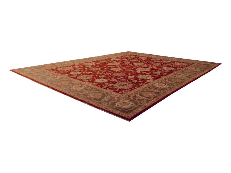 Detail image of 14' 2 x 18' 9 Hand Knotted Ziegler Rug