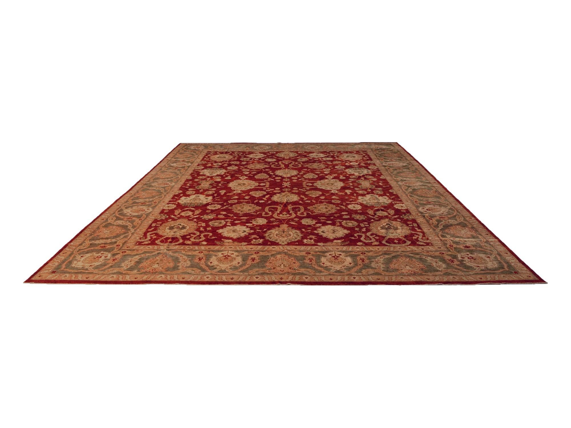 14' 2 x 18' 9 Hand Knotted Ziegler Rug