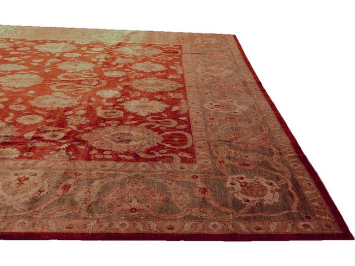 14' 2 x 18' 9 Hand Knotted Ziegler Rug