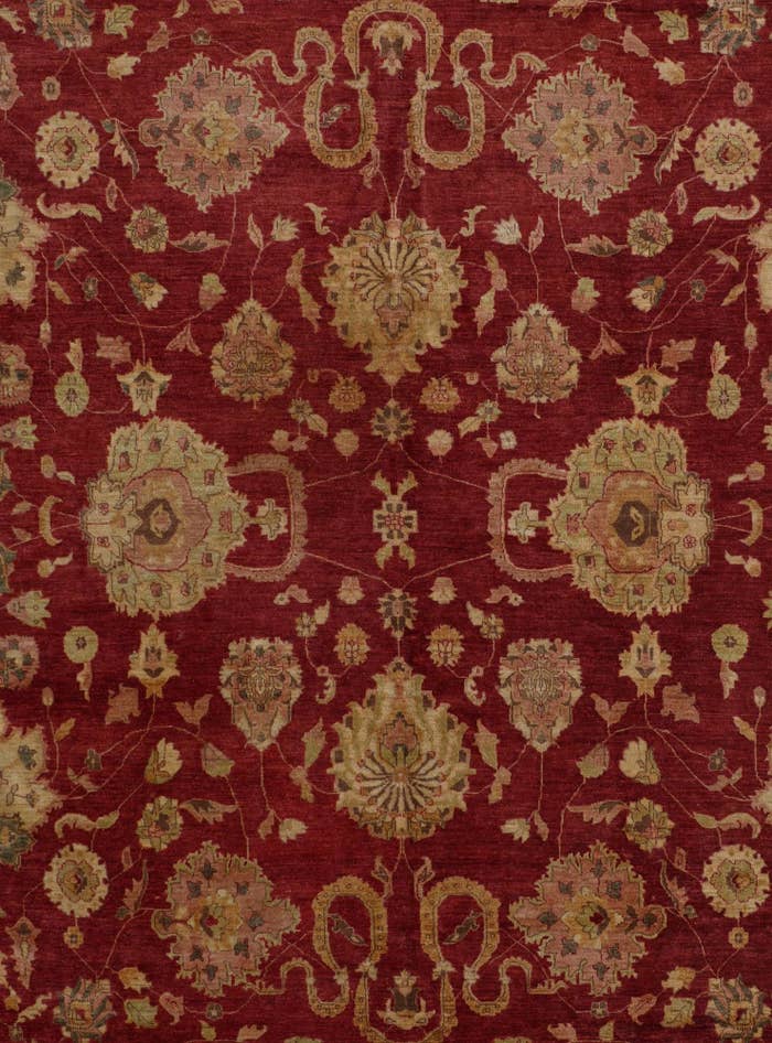 Detail image of 14' 2 x 18' 9 Hand Knotted Ziegler Rug