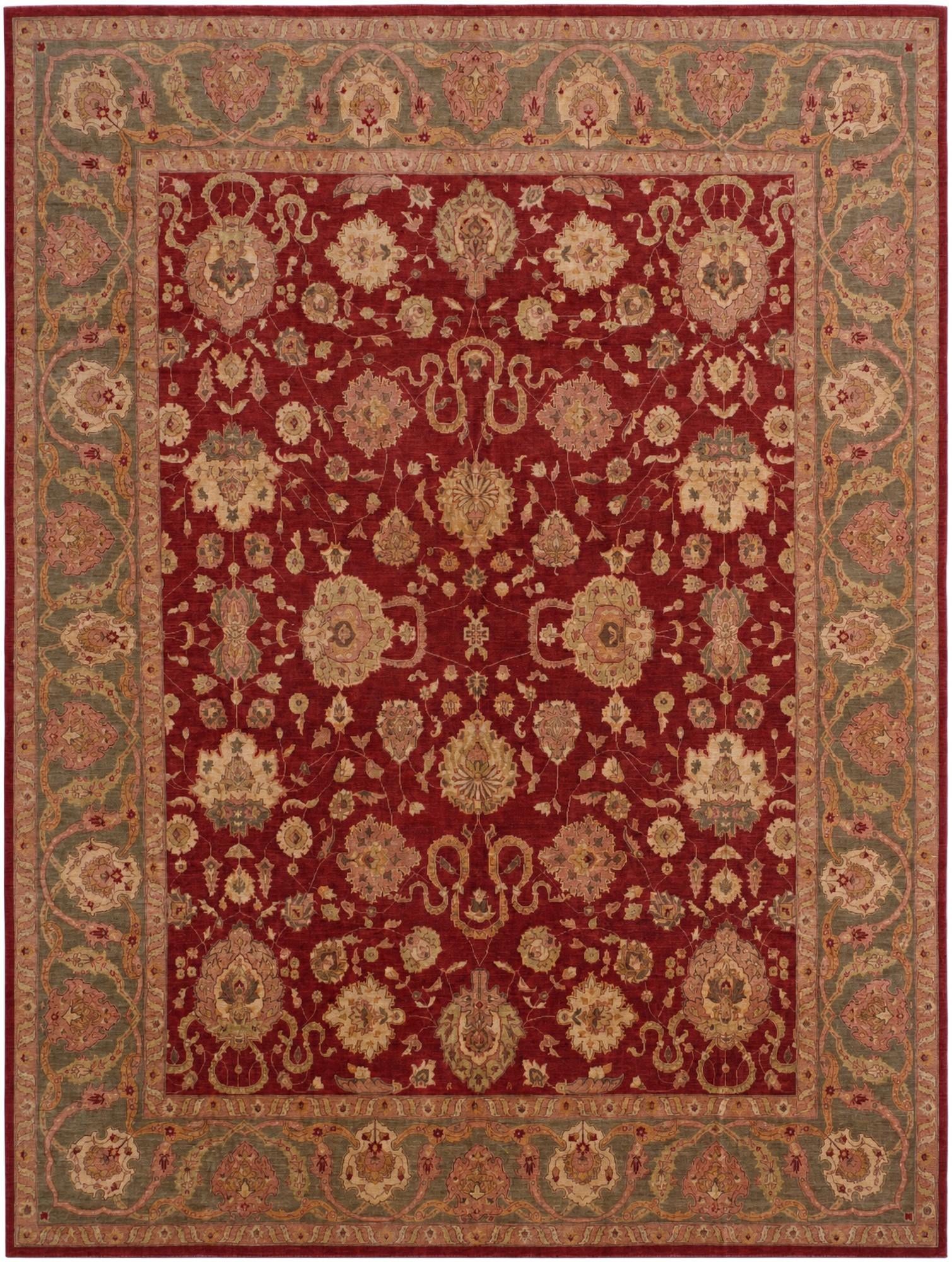 14' 2 x 18' 9 Hand Knotted Ziegler Rug