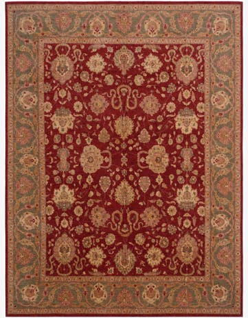 14' 2 x 18' 9 Hand Knotted Ziegler Rug