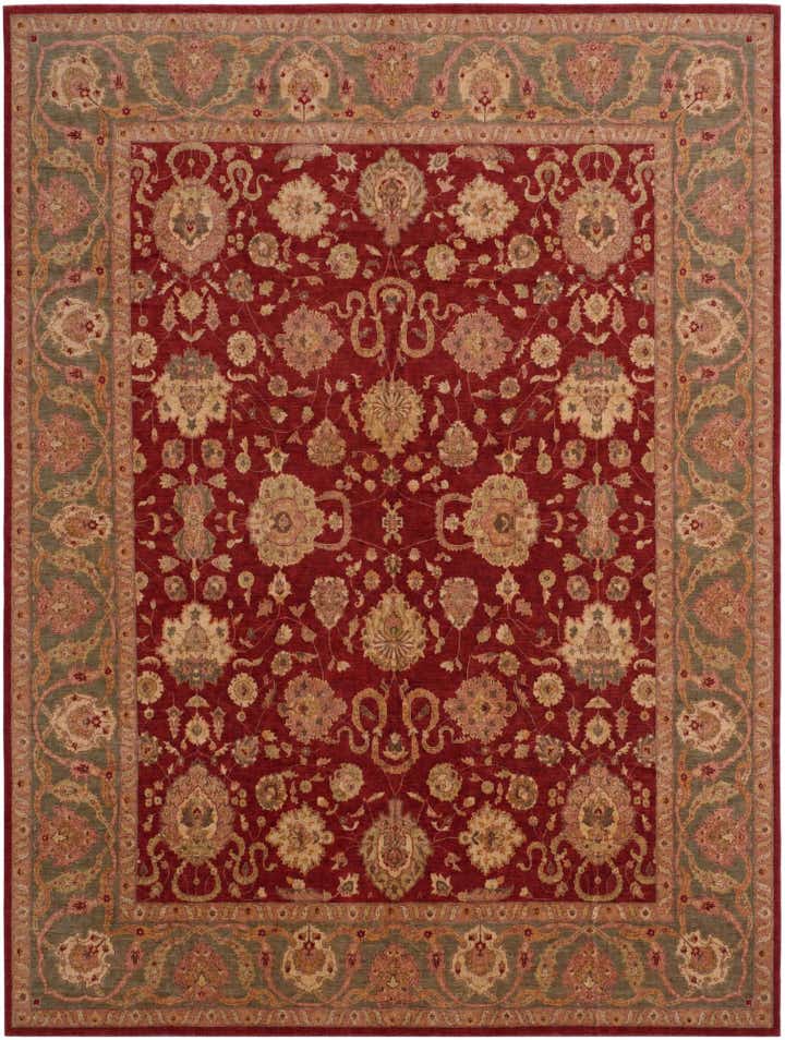 14' 2 x 18' 9 Hand Knotted Ziegler Rug