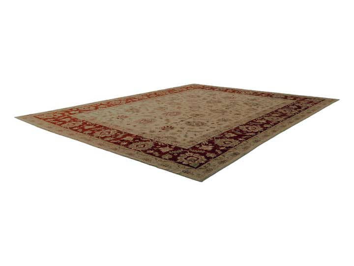 12' 6 x 15' 10 Hand Knotted Ziegler Rug