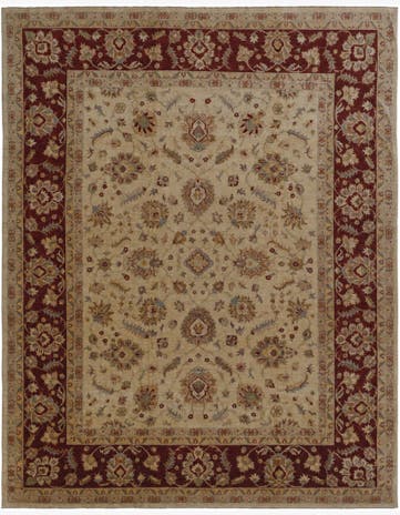 12' 6 x 15' 10 Hand Knotted Ziegler Rug