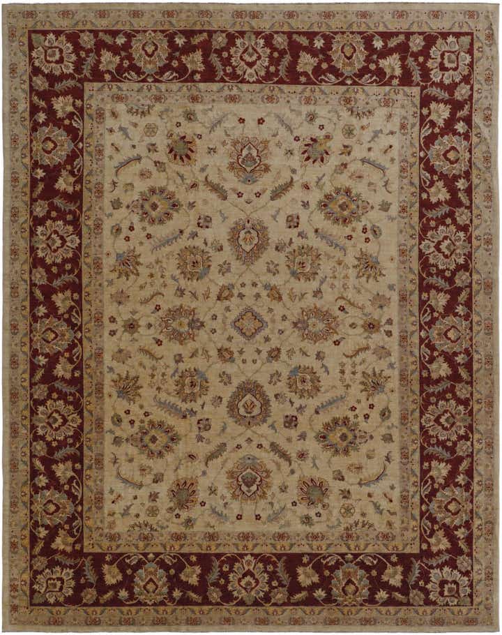 12' 6 x 15' 10 Hand Knotted Ziegler Rug