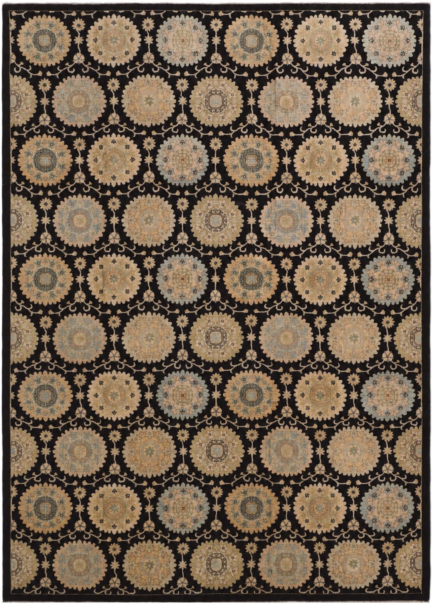 9' 11 x 13' 11 Hand Knotted Ziegler Rug