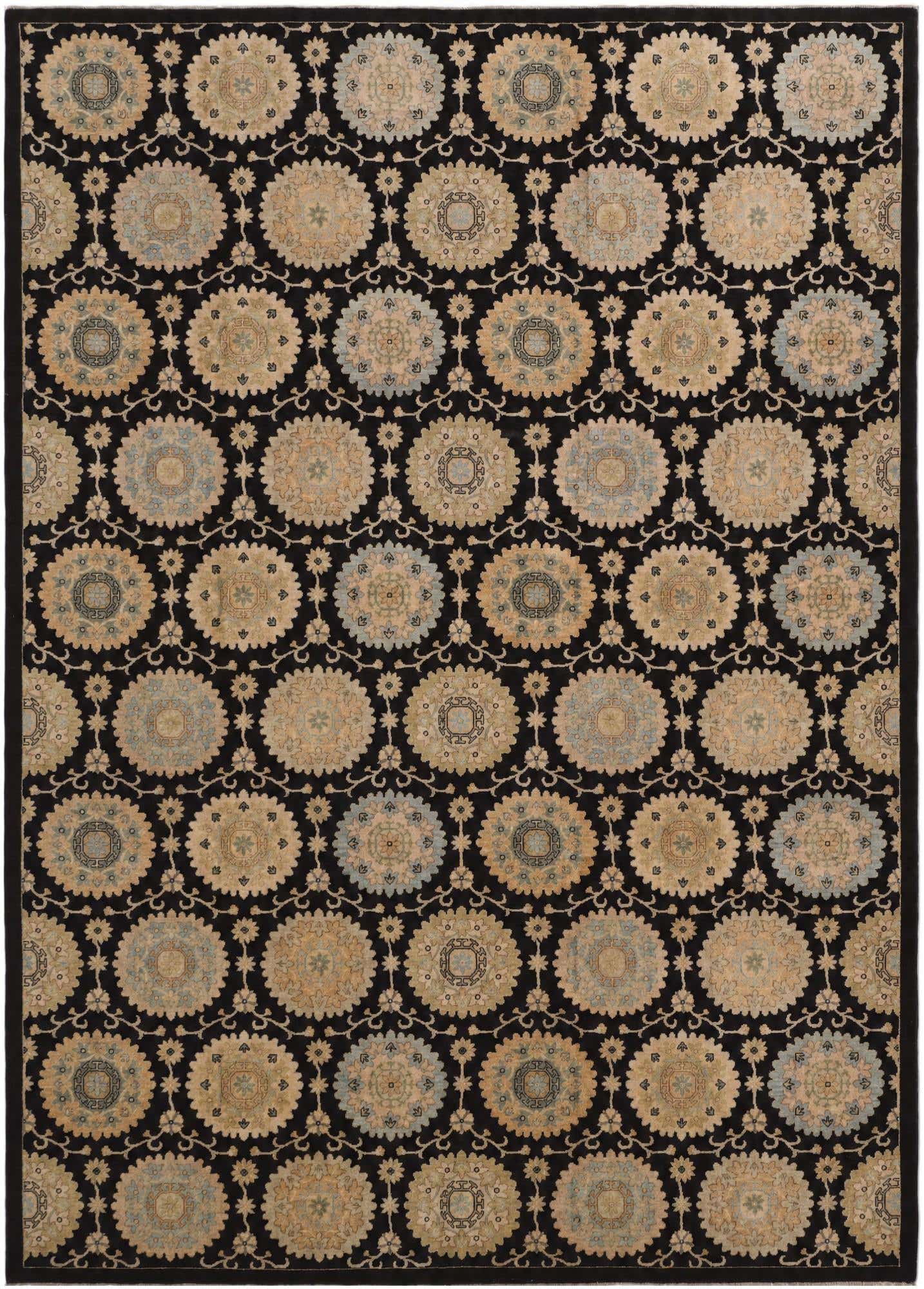 9' 11 x 13' 11 Hand Knotted Ziegler Rug