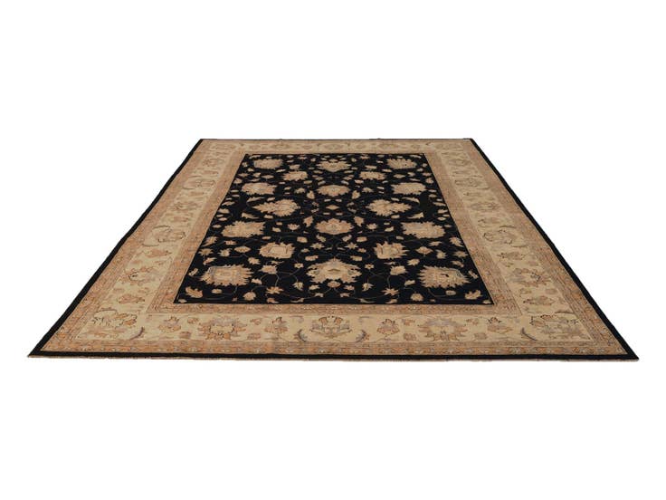 Detail image of 9' 10 x 13' 10 Hand Knotted Ziegler Rug