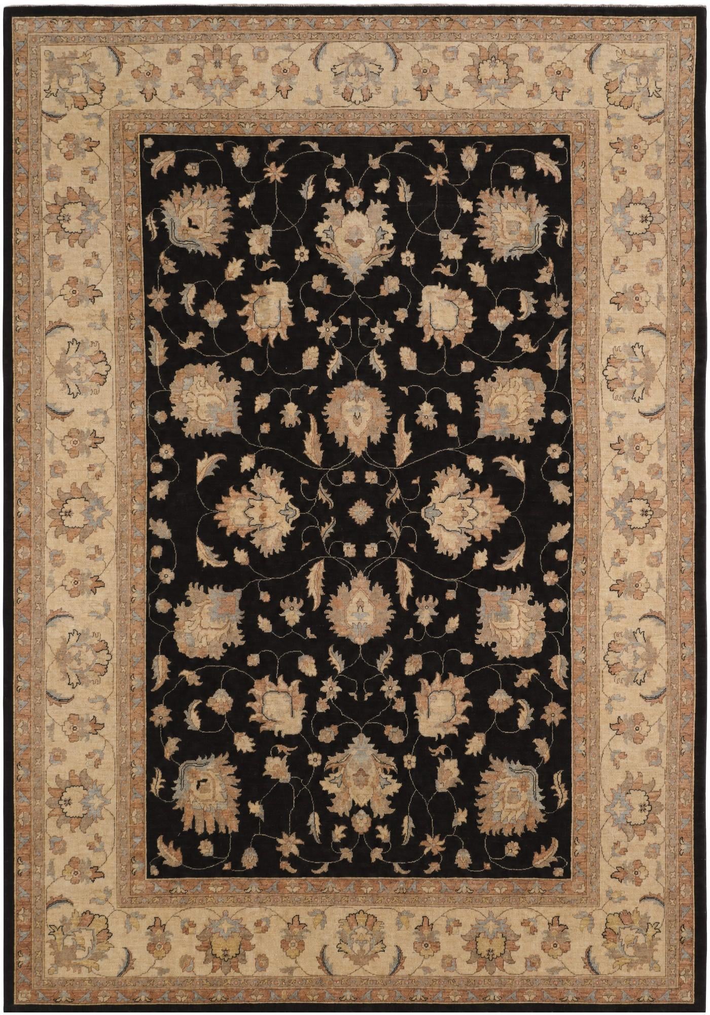 9' 10 x 13' 10 Hand Knotted Ziegler Rug