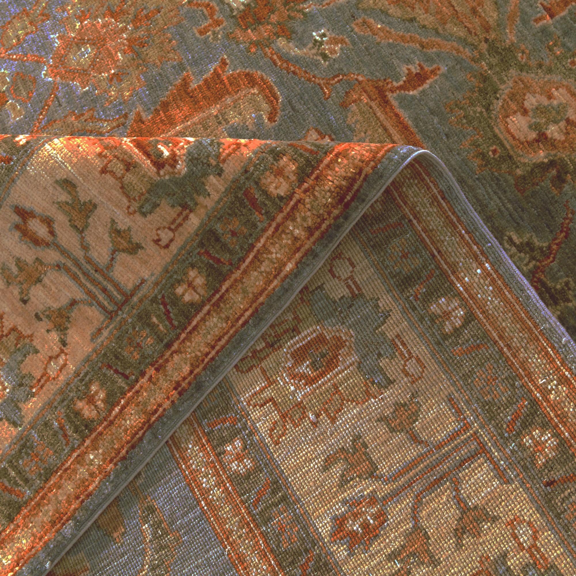8' 1 x 10' 2 Hand Knotted Ziegler Rug