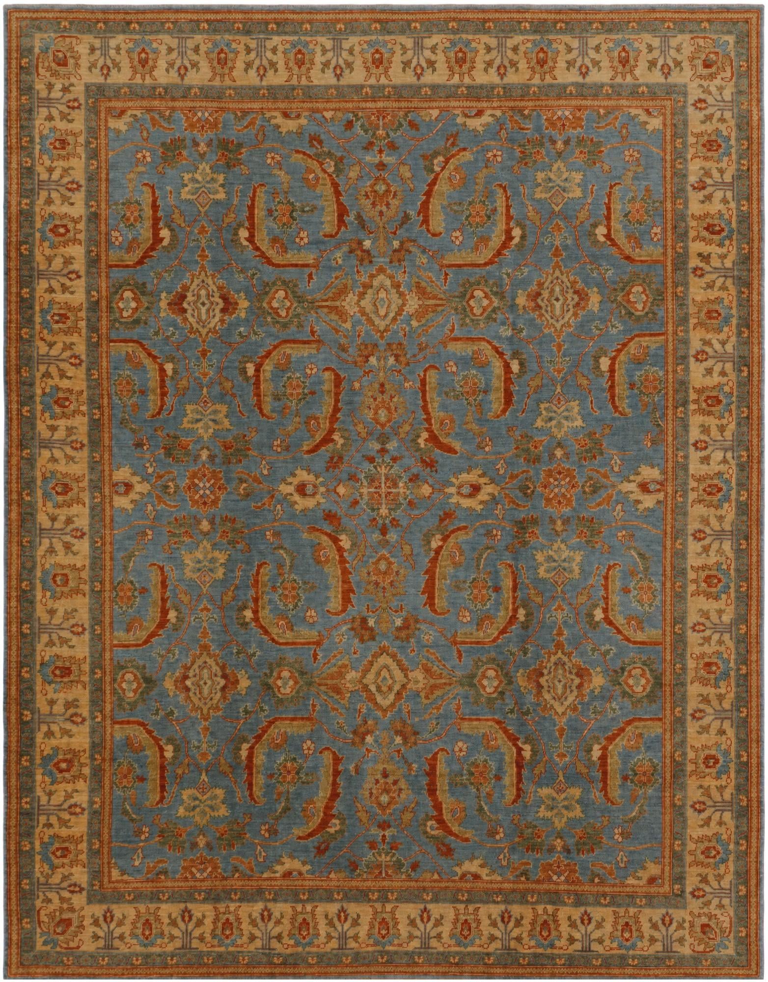 8' 1 x 10' 2 Hand Knotted Ziegler Rug