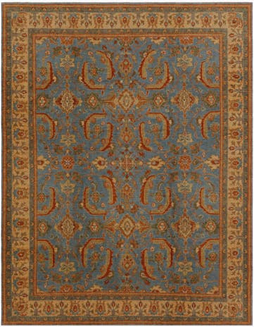 8' 1 x 10' 2 Hand Knotted Ziegler Rug