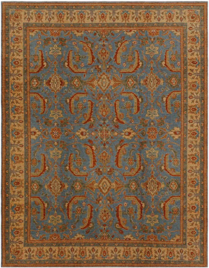 8' 1 x 10' 2 Hand Knotted Ziegler Rug