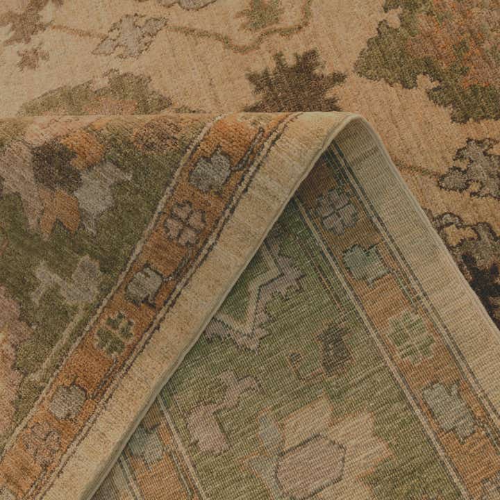 8' x 10' 8 Hand Knotted Ziegler Rug