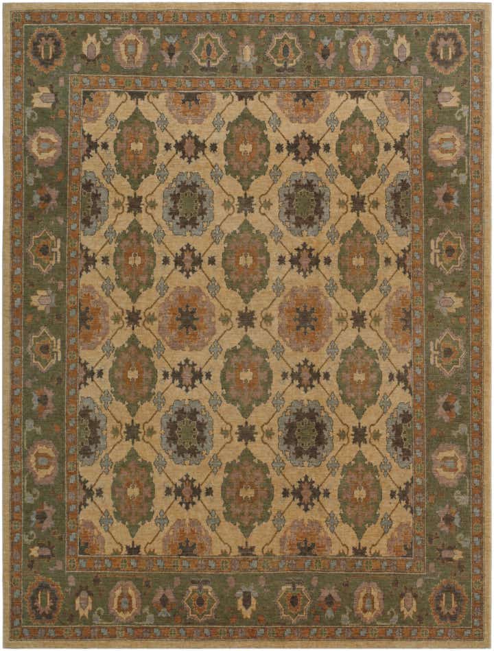 8' x 10' 8 Hand Knotted Ziegler Rug