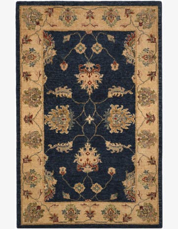 2' 9 x 4' 5 Hand Knotted Ziegler Rug