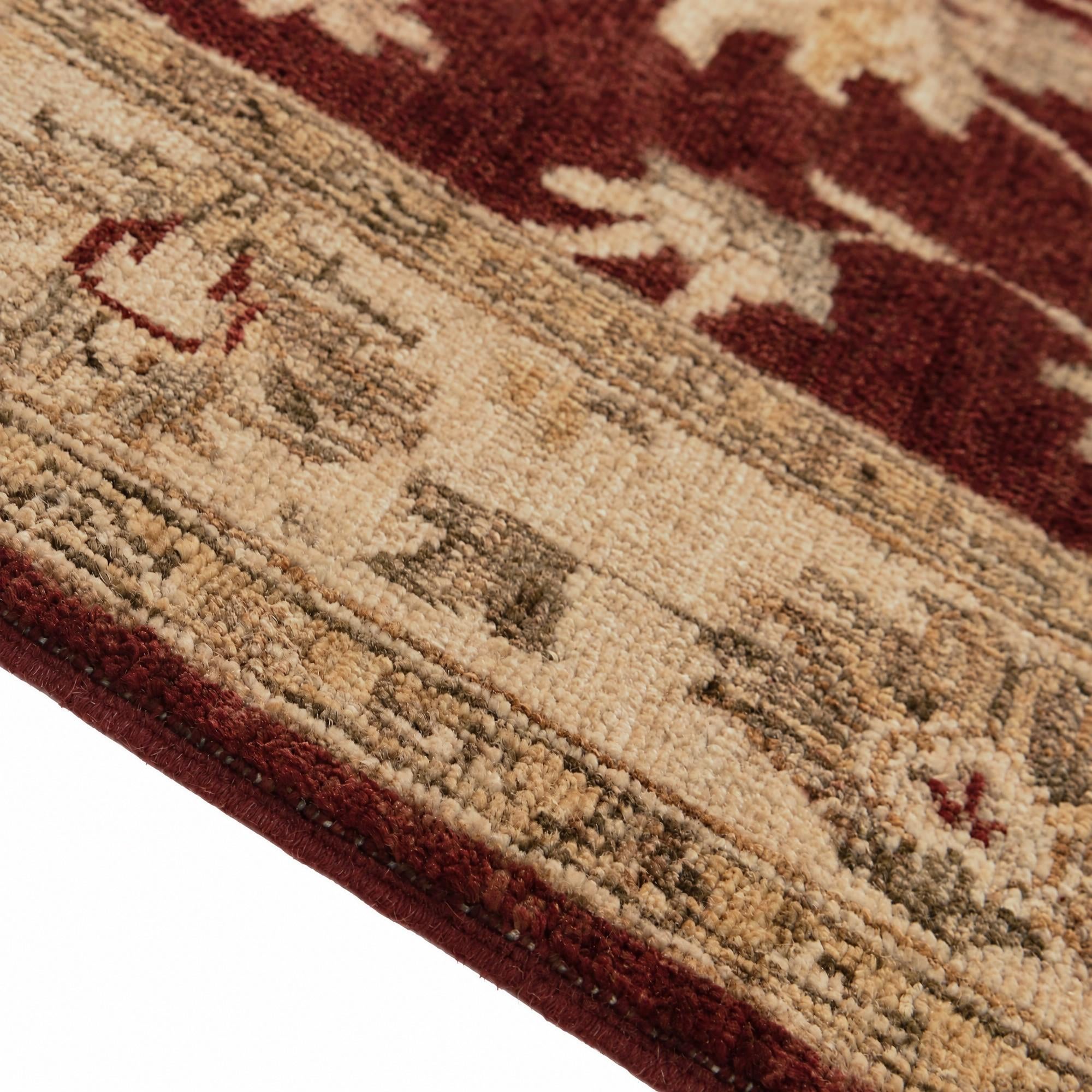 80cm x 130cm Hand Knotted Ziegler Rug