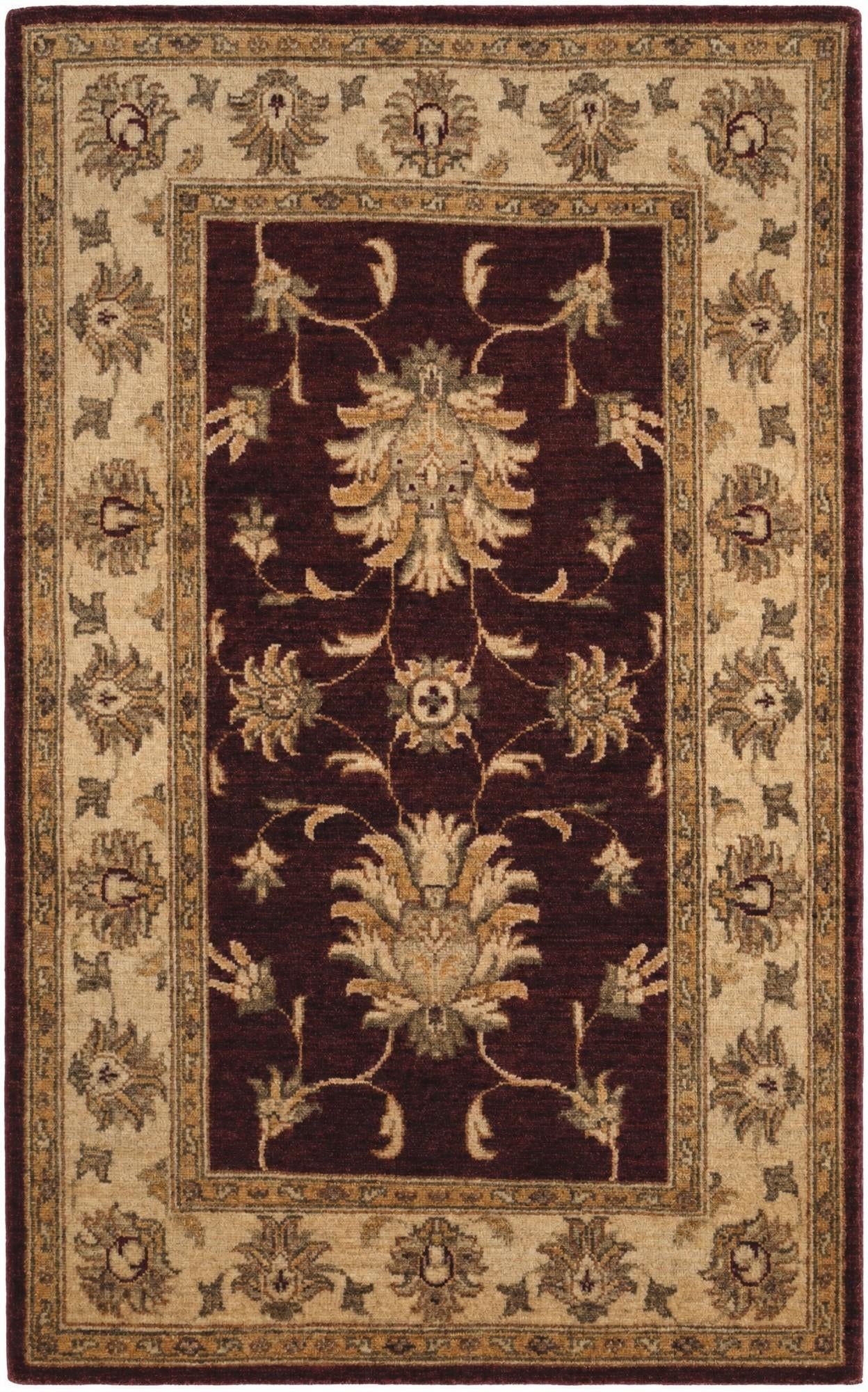2' 8 x 4' 3 Hand Knotted Ziegler Rug