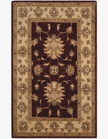 2' 8 x 4' 3 Hand Knotted Ziegler Rug