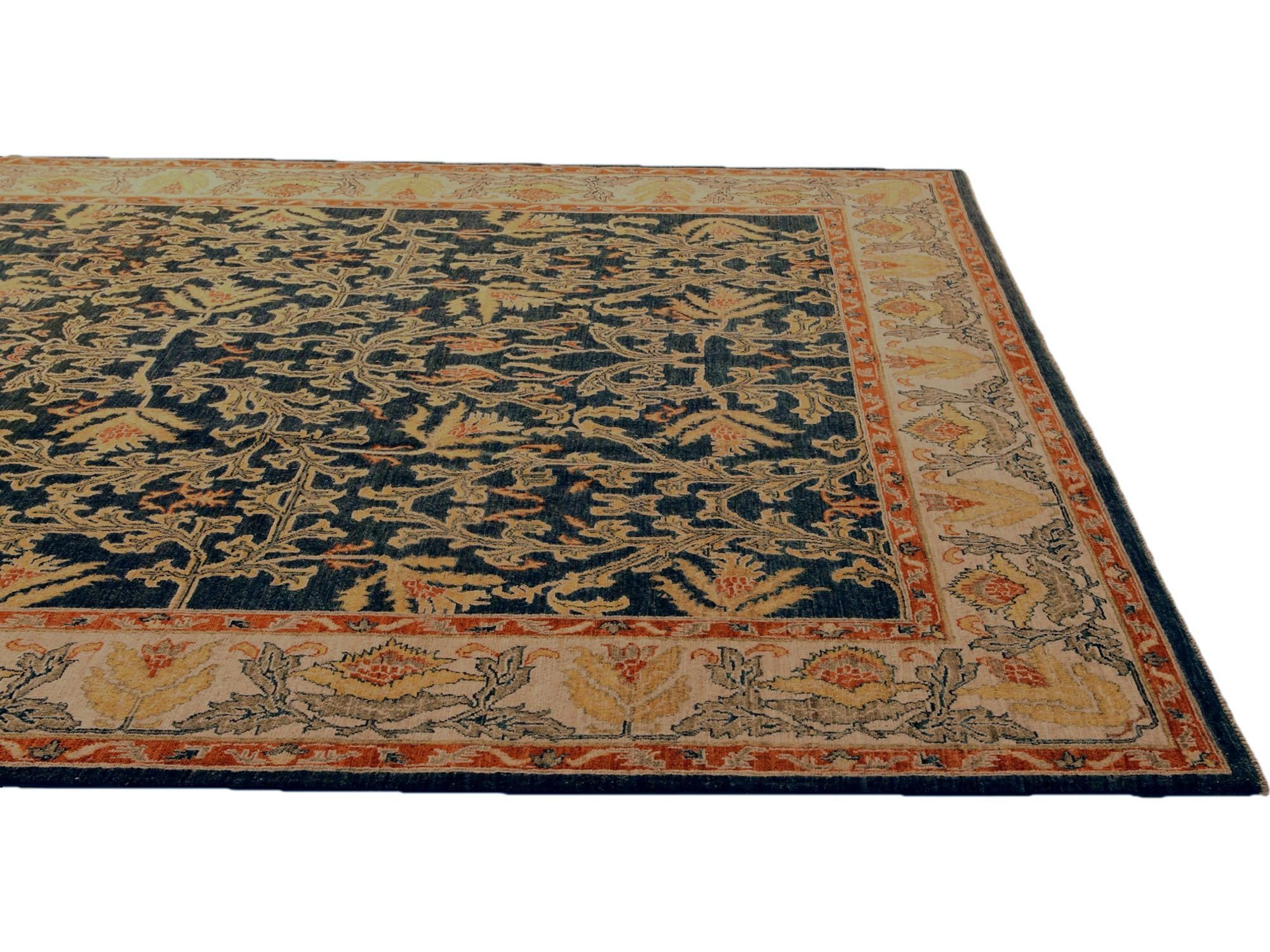 8' 3 x 10' 4 Hand Knotted Ziegler Rug