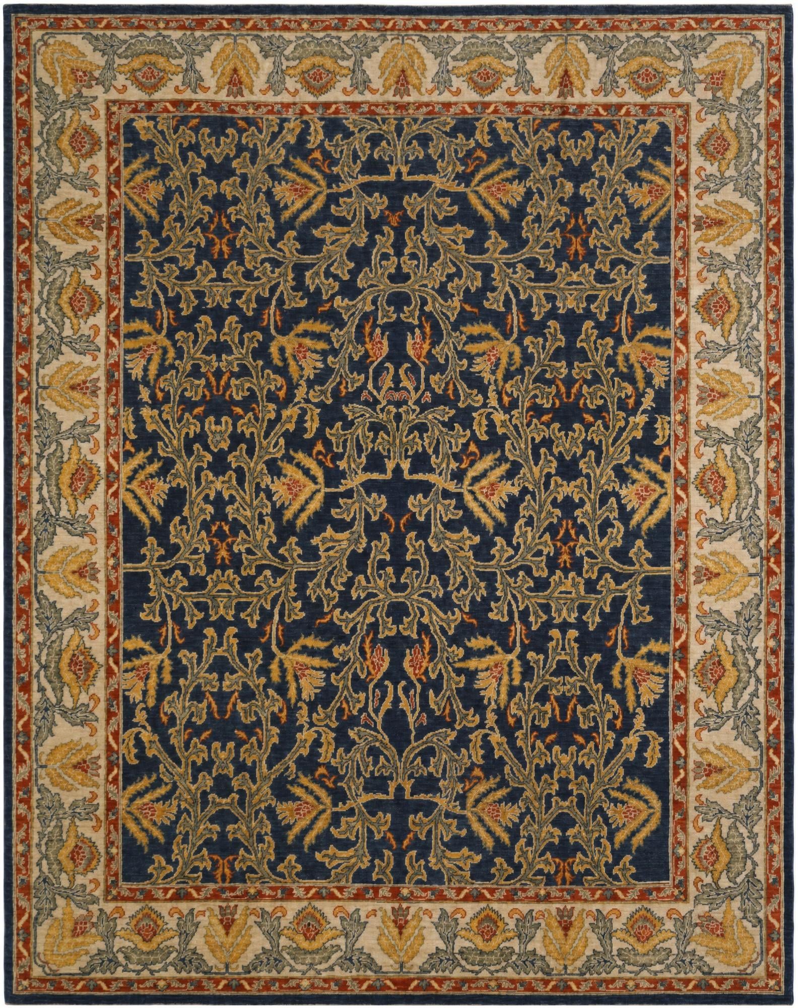 8' 3 x 10' 4 Hand Knotted Ziegler Rug