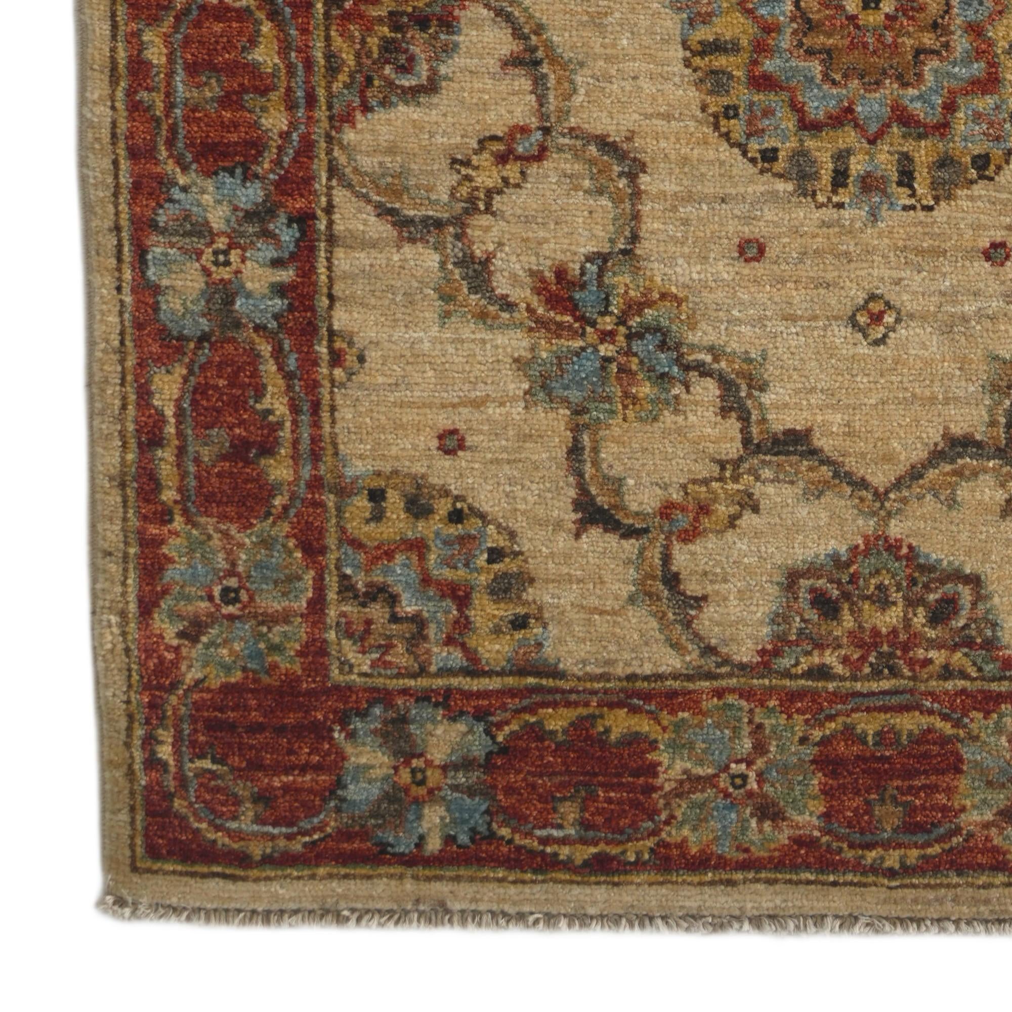 80cm x 135cm Hand Knotted Ziegler Rug