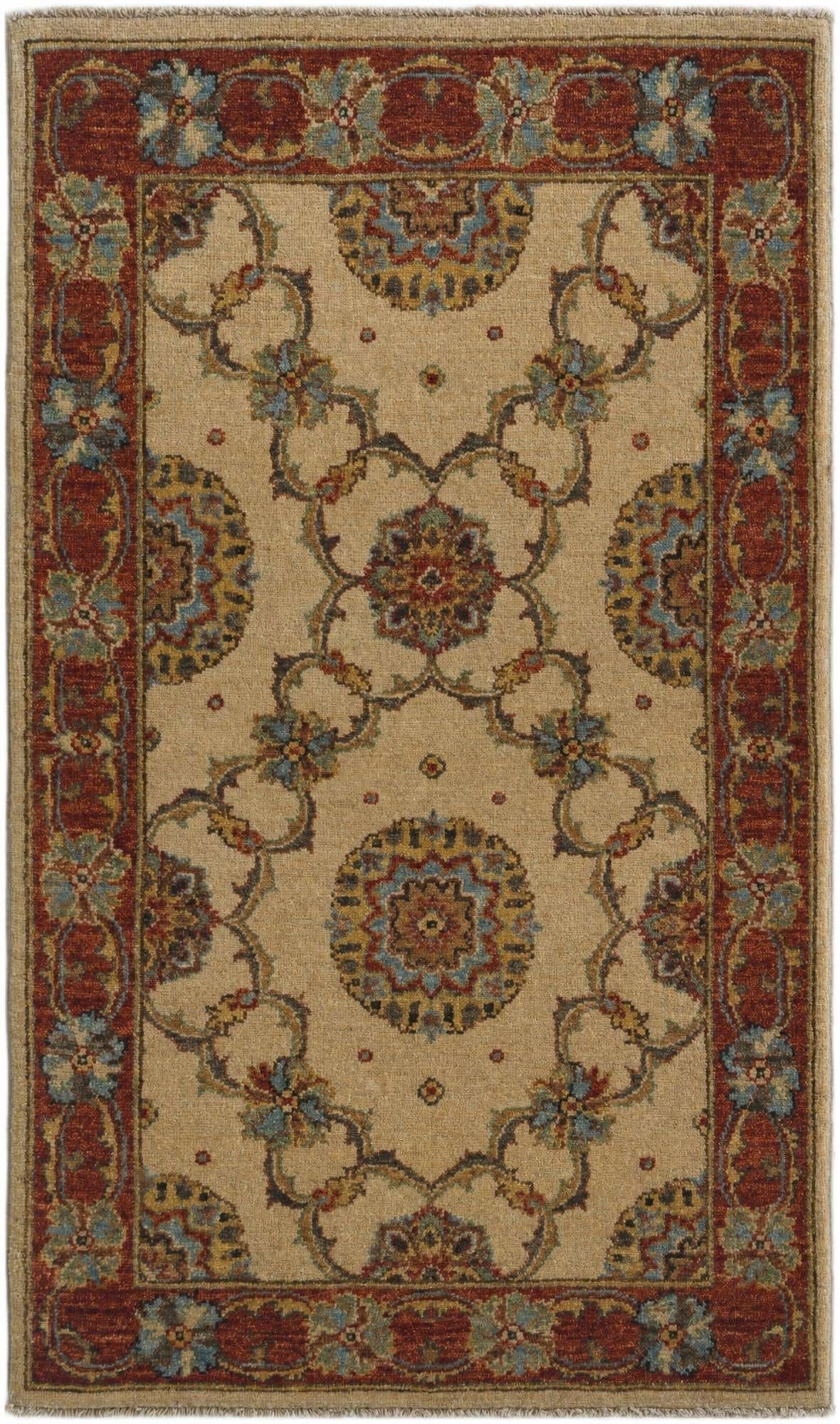 2' 7 x 4' 4 Hand Knotted Ziegler Rug