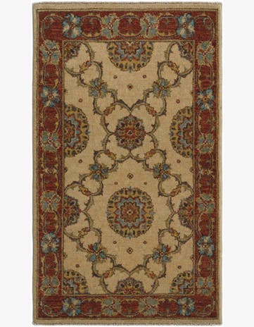 2' 7 x 4' 4 Hand Knotted Ziegler Rug