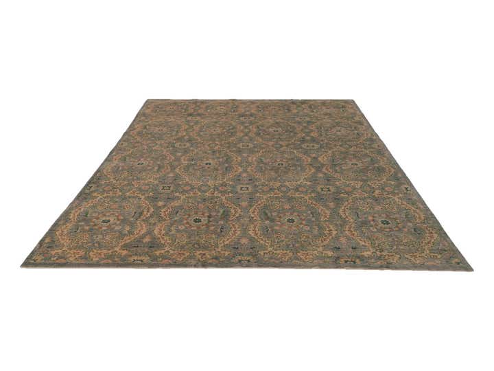 9' 1 x 12' 9 Hand Knotted Ziegler Rug