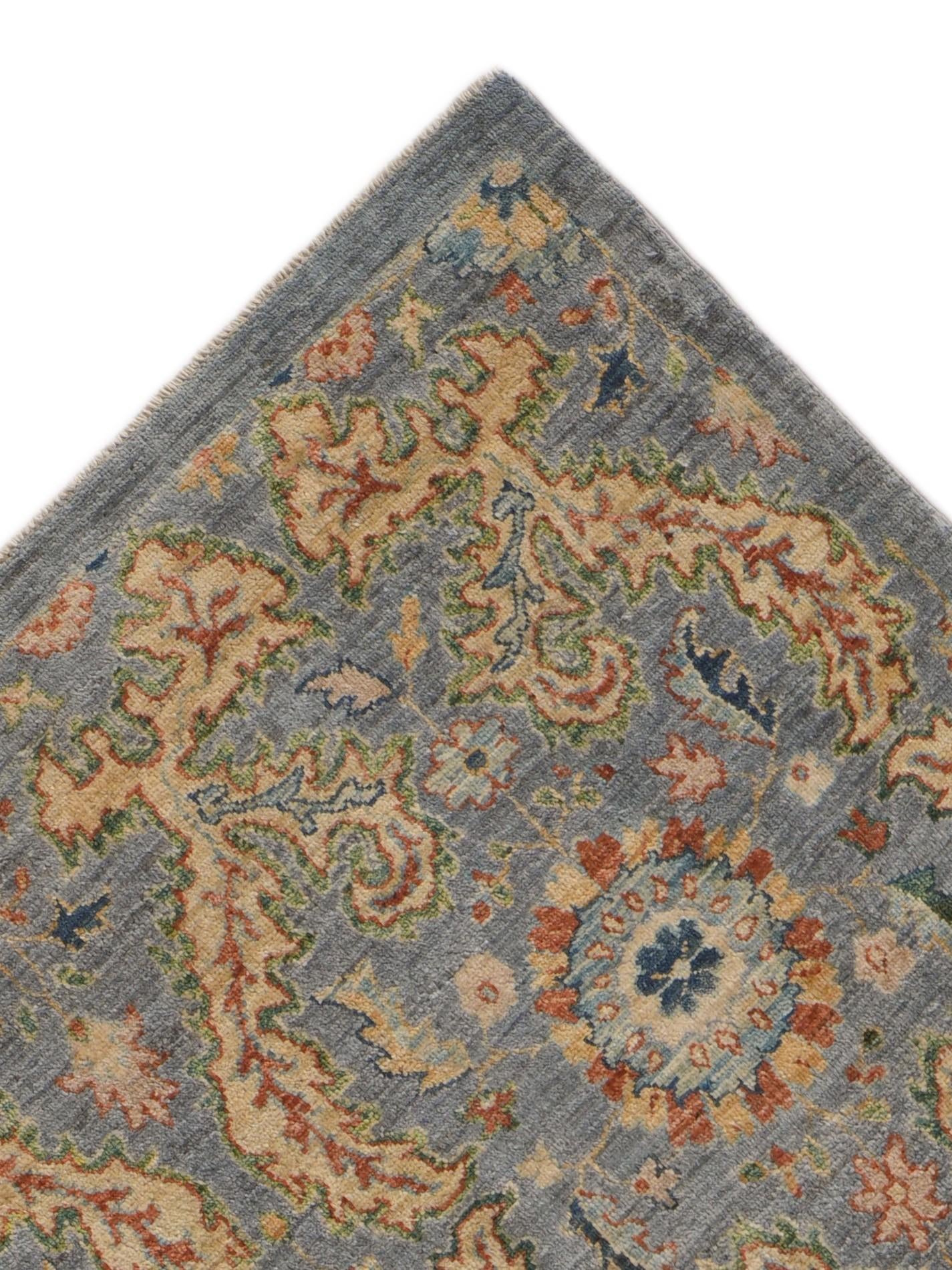 9' 1 x 12' 9 Hand Knotted Ziegler Rug