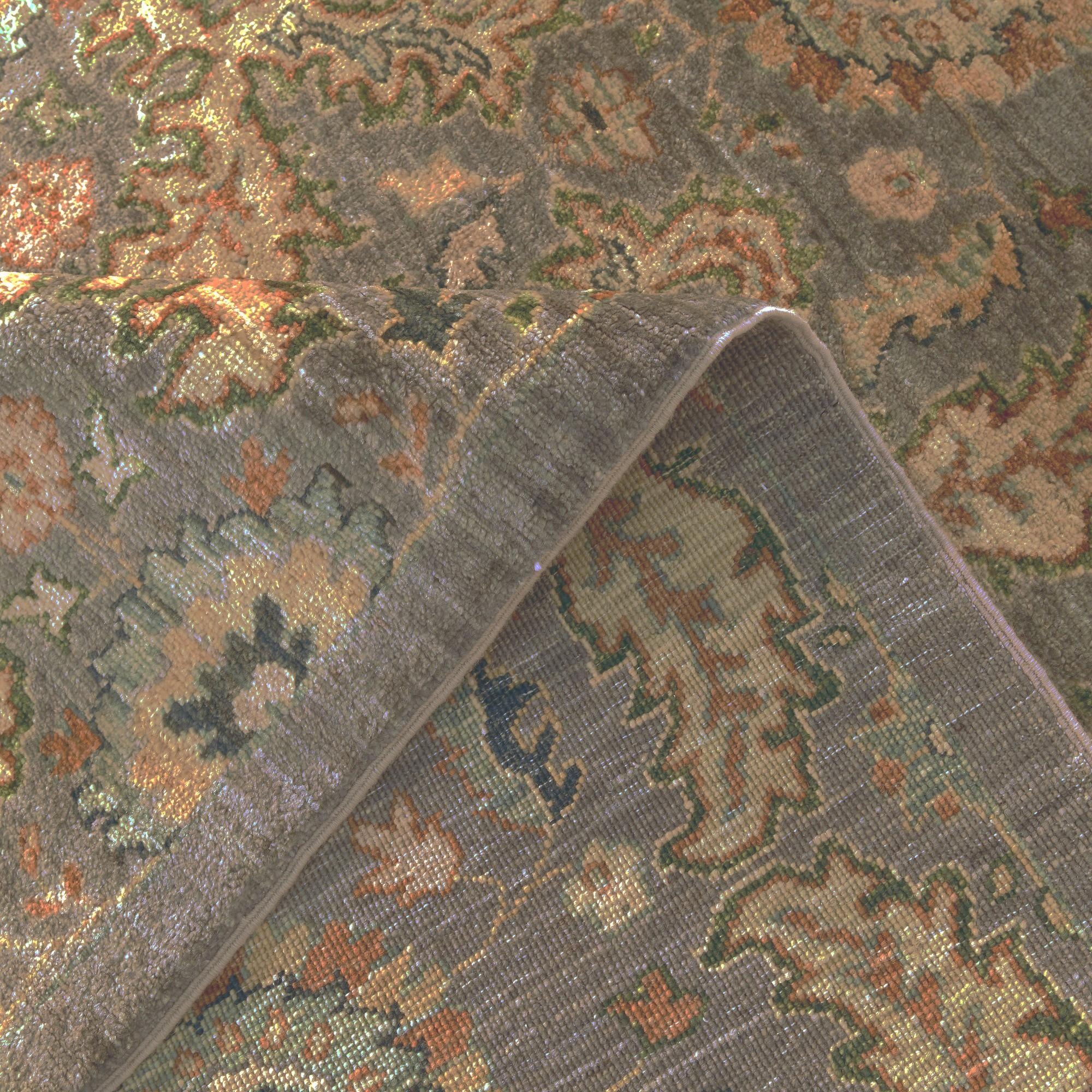 9' 1 x 12' 9 Hand Knotted Ziegler Rug