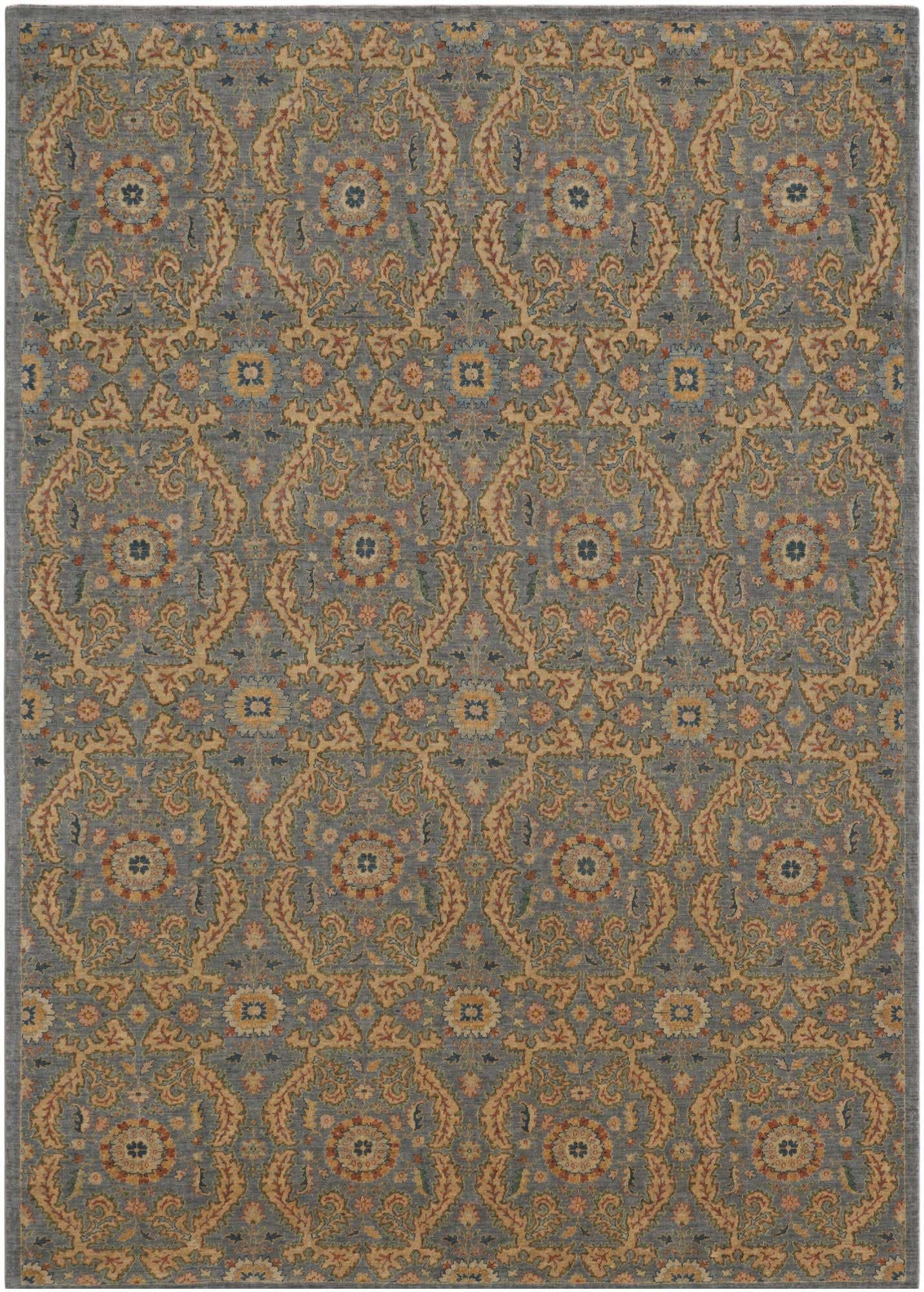 9' 1 x 12' 9 Hand Knotted Ziegler Rug