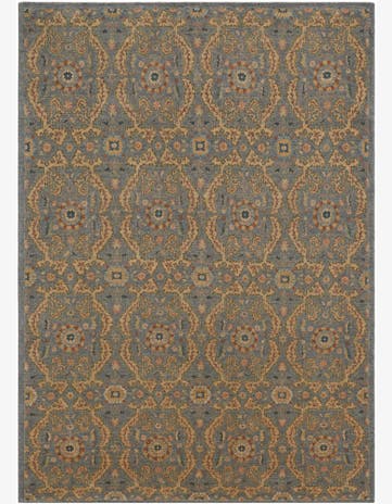 9' 1 x 12' 9 Hand Knotted Ziegler Rug