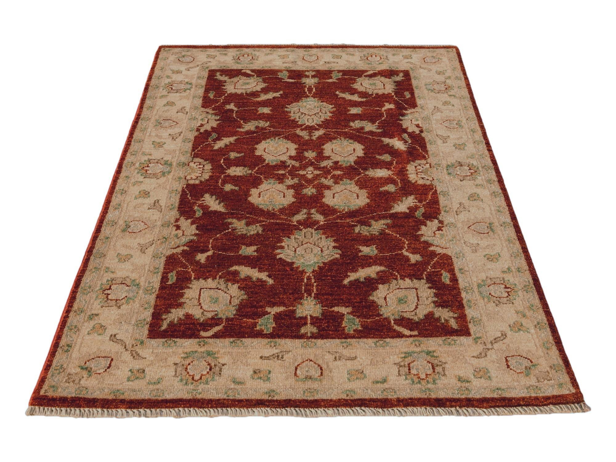 2' 11 x 4' 10 Hand Knotted Ziegler Rug