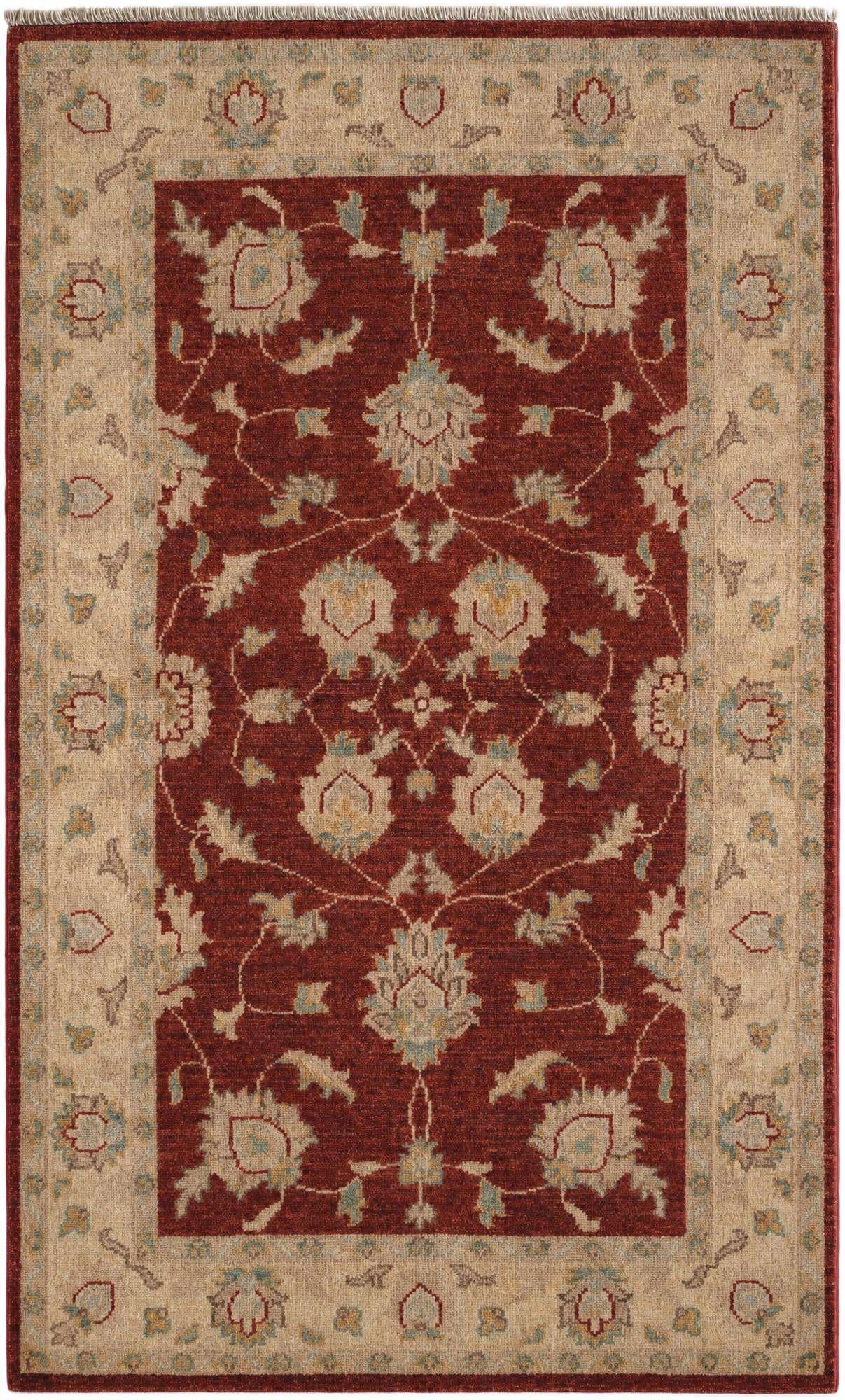 2' 11 x 4' 10 Hand Knotted Ziegler Rug