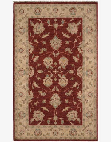 2' 11 x 4' 10 Hand Knotted Ziegler Rug