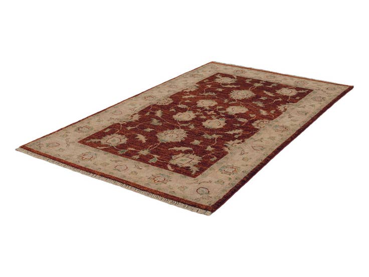 Detail image of 2' 11 x 4' 9 Hand Knotted Ziegler Rug