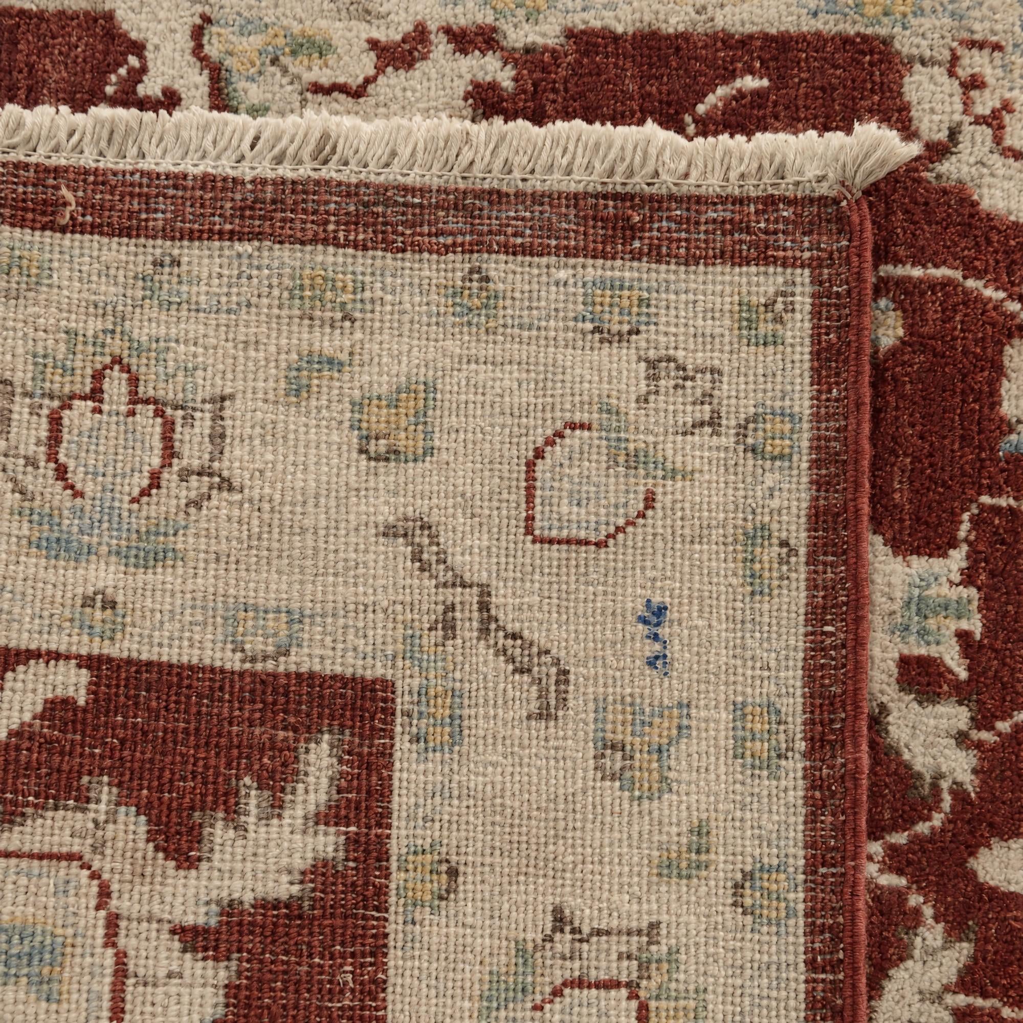 90cm x 145cm Hand Knotted Ziegler Rug