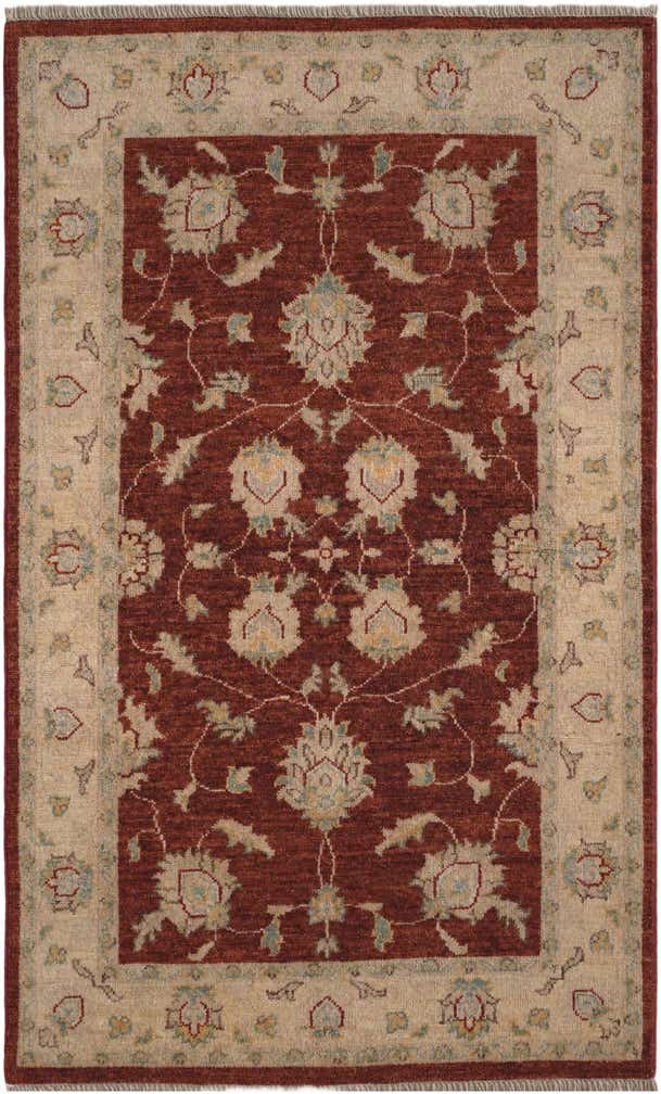 2' 11 x 4' 9 Hand Knotted Ziegler Rug