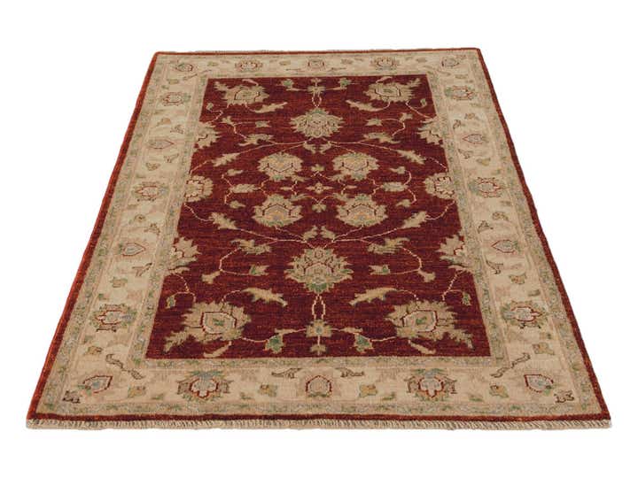 2' 11 x 4' 9 Hand Knotted Ziegler Rug