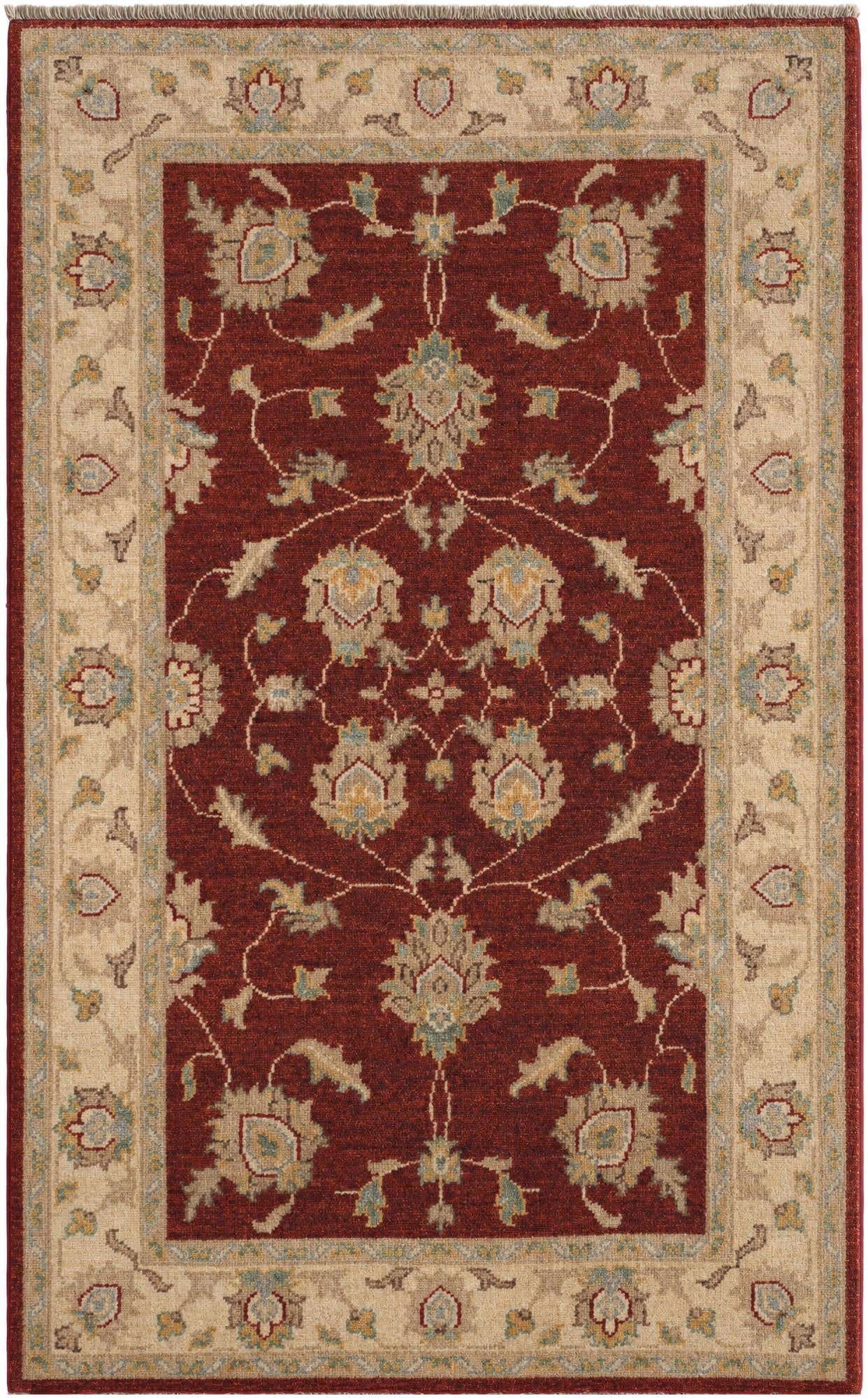 2' 11 x 4' 9 Hand Knotted Ziegler Rug