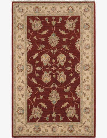2' 11 x 4' 9 Hand Knotted Ziegler Rug