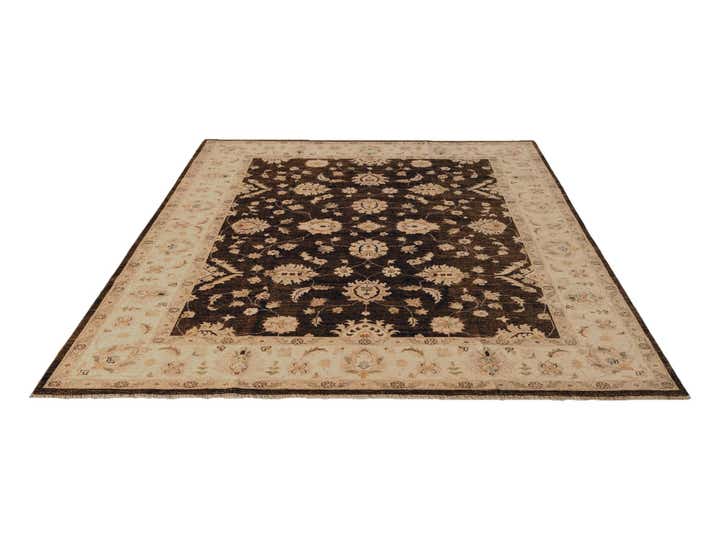 7' 11 x 10' Hand Knotted Ziegler Rug