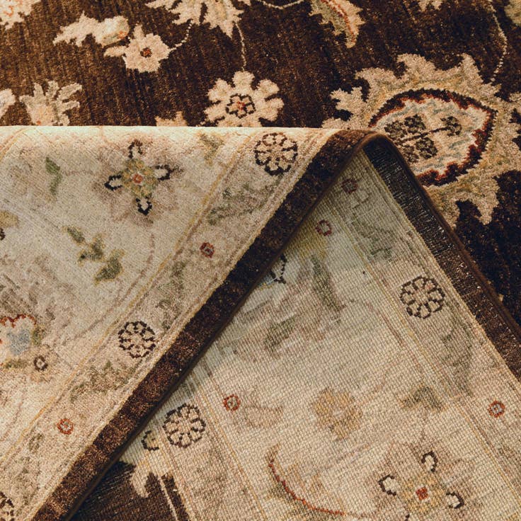 Detail image of 7' 11 x 10' Hand Knotted Ziegler Rug