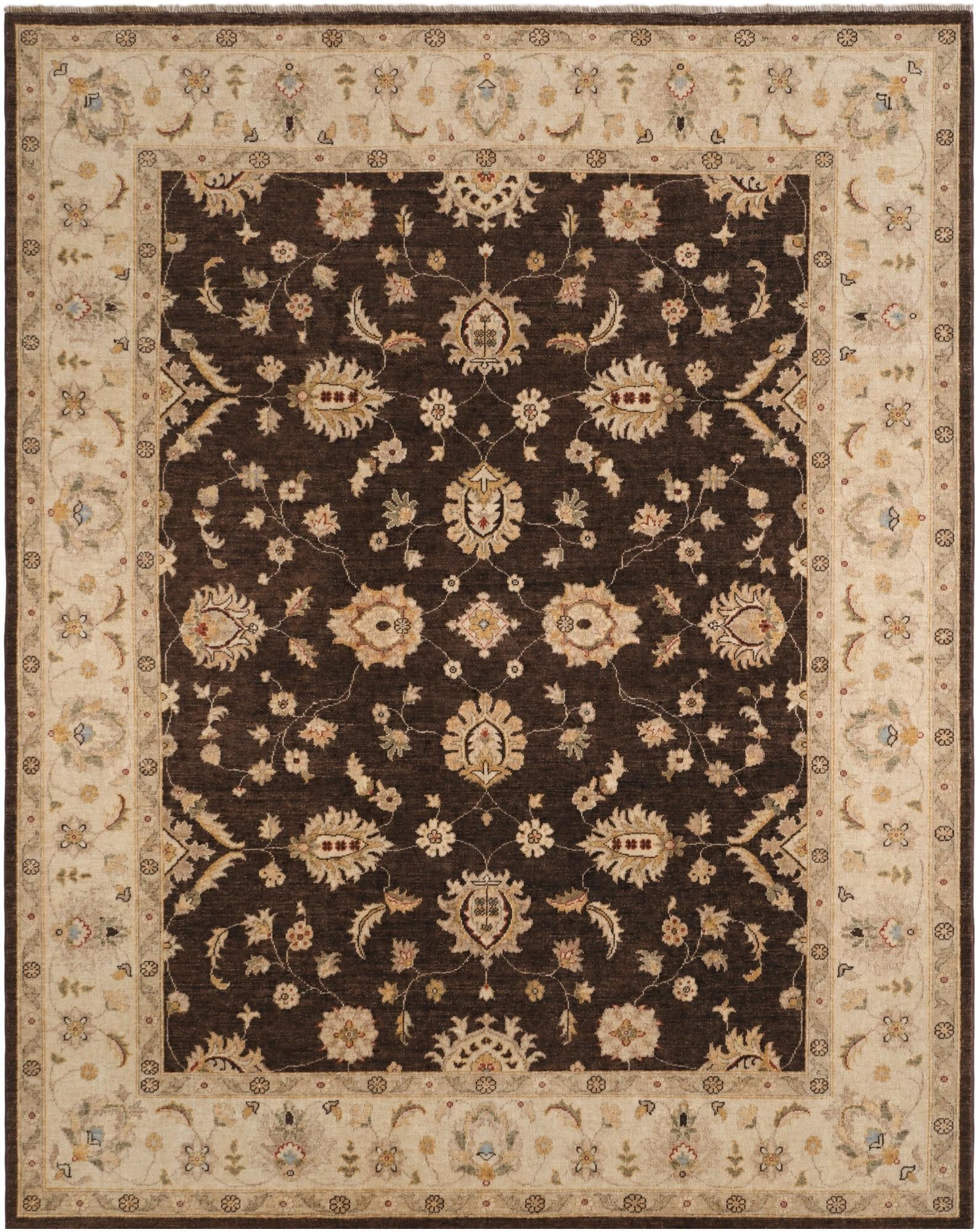 7' 11 x 10' Hand Knotted Ziegler Rug