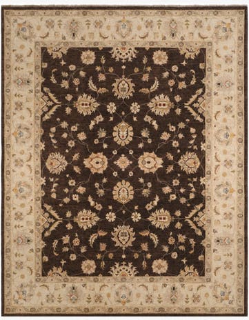 7' 11 x 10' Hand Knotted Ziegler Rug